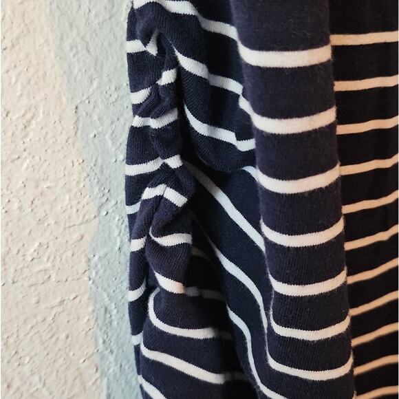 Isabel Maternity Blue Striped Tee Shirt Dress size XL - Picture 8 of 8